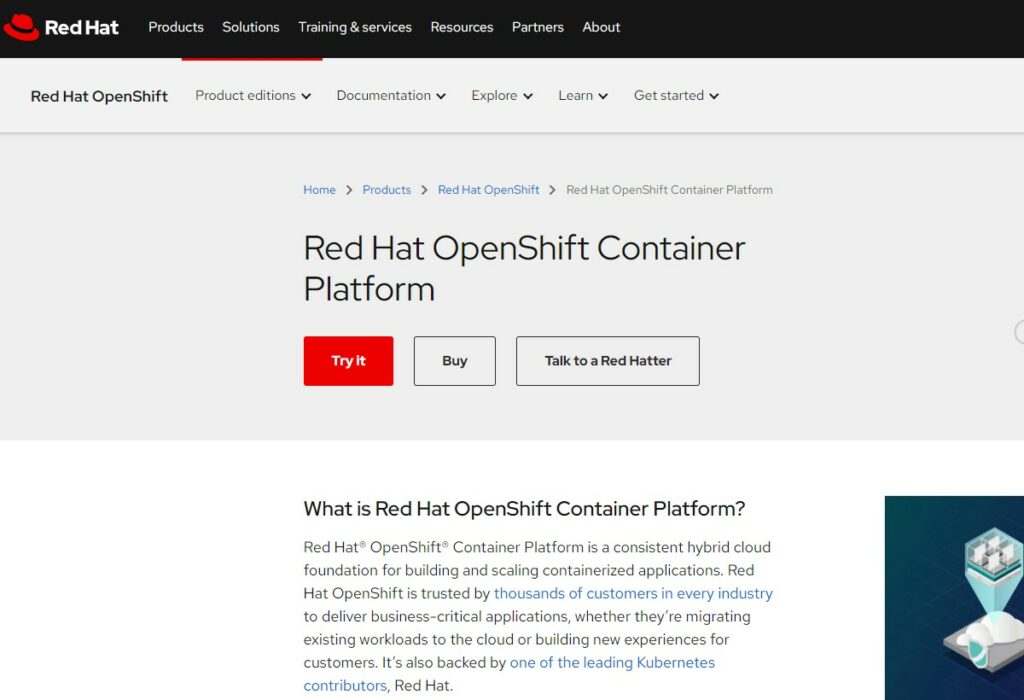 Red Hat OpenShift Docker Alternatives