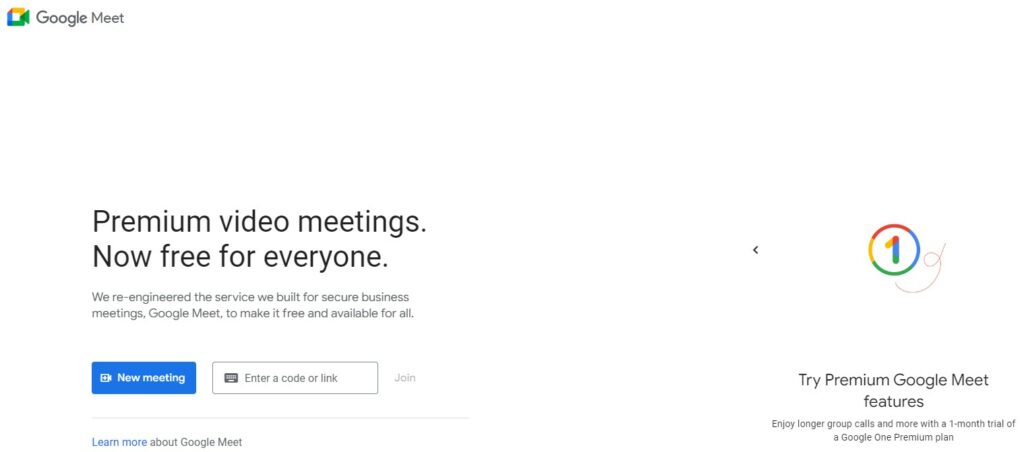 Google Meet Zoom Alternatives