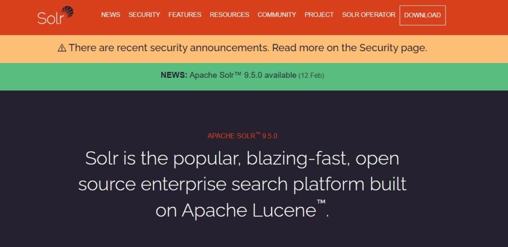 Apache Solr Elasticsearch Alternatives